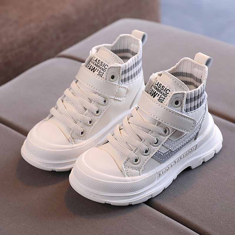 Детская обувь Детская обувь с плюшем и хлопком Походная обувь Зимние ботинки Martin Зимние ботинки