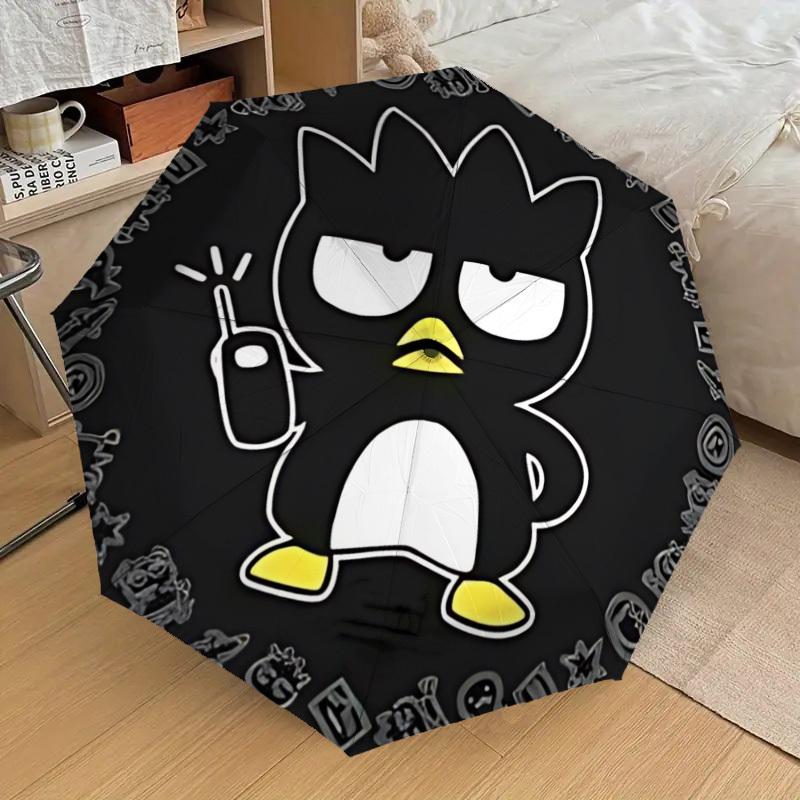 1pc Penguin Character Automatic Umbrella | Portable Foldable 8-Rib Manual Open, Casual Accessory, Durable Canopy yy250905010
