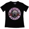 Женская футболка приталенного кроя Guns N' Roses: Классический логотип ОФИЦИАЛЬНЫЙ НОВЫЙ