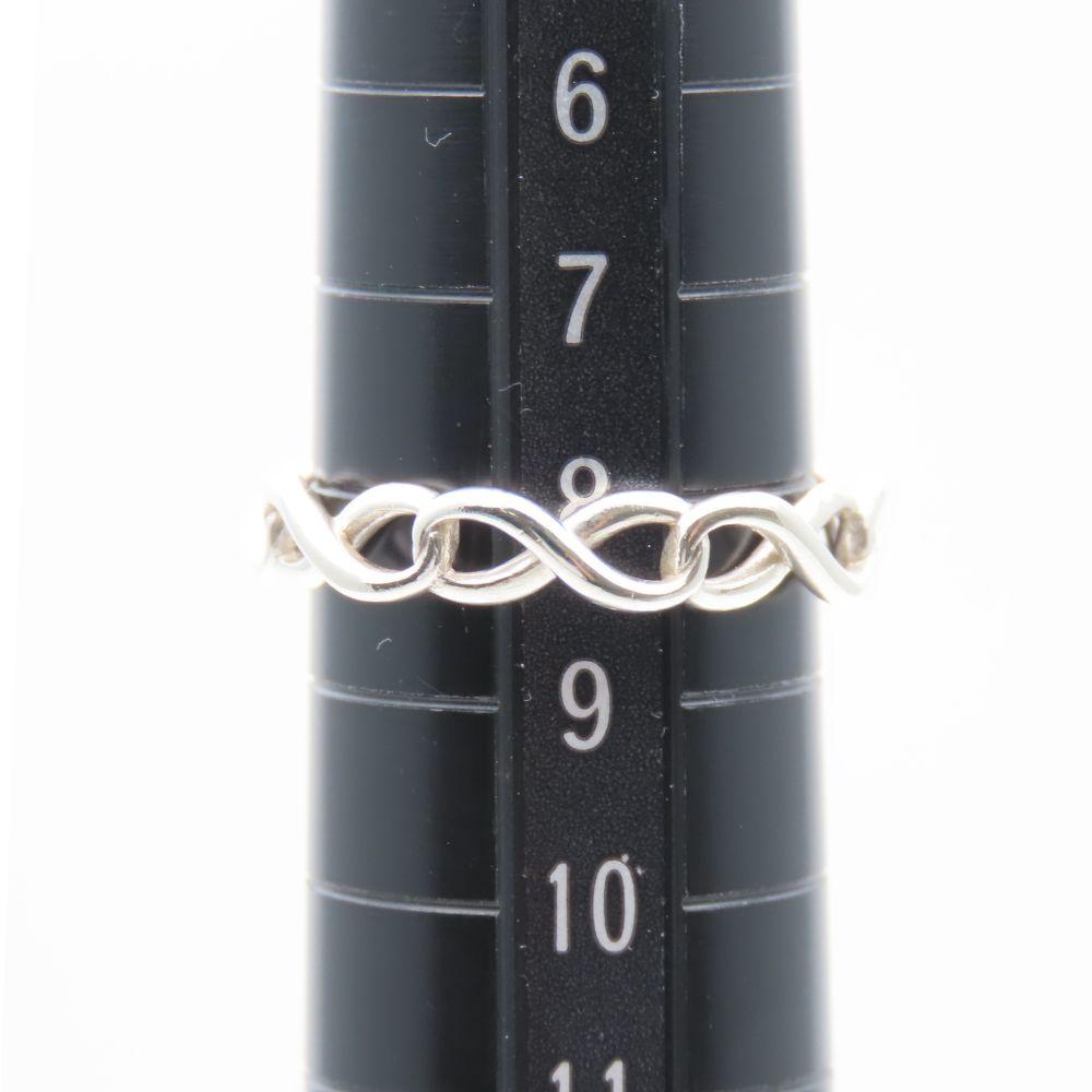 Б/У TIFFANY&Co. Кольцо Бесконечность EU#48.5 Серебро925 1.29г Серебряные аксессуары