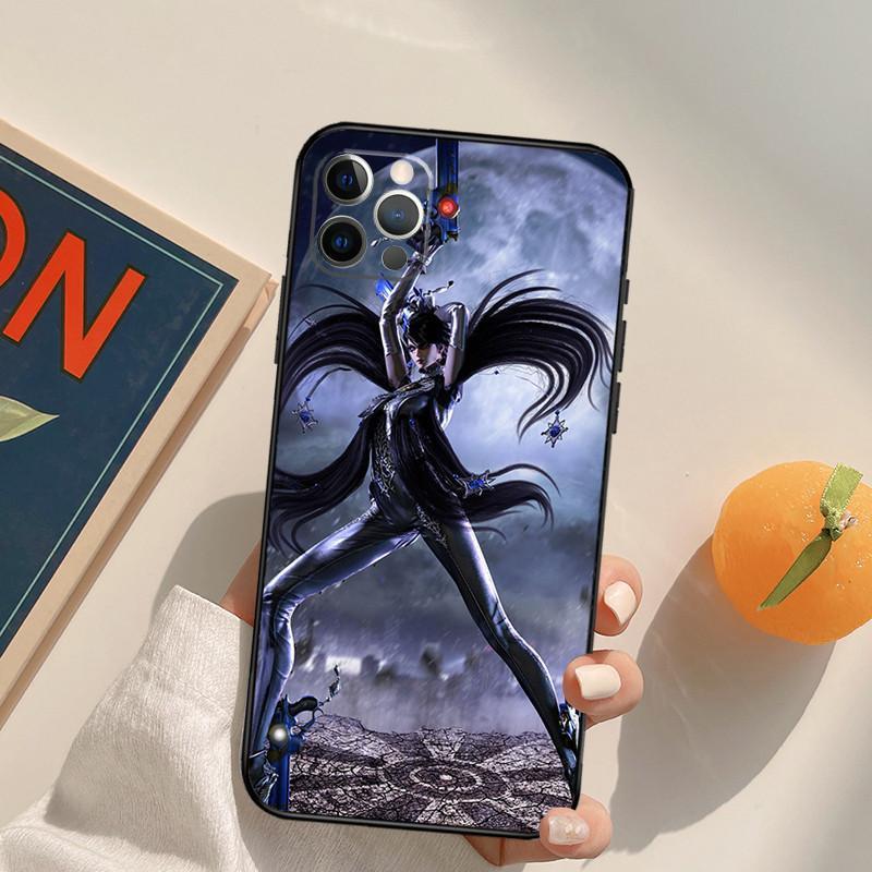 Чехол для мобильного телефона iPhone15ProMax, чехол для мобильного телефона с изображением ангела-охотника и ведьмы, окрашенный в противоударный цвет для защиты от падений.