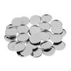 Lot 50Pcs Empty Round Metal Tin DIY Press Pans For Eyeshadow Blusher Organizer S, Diameter 36mm