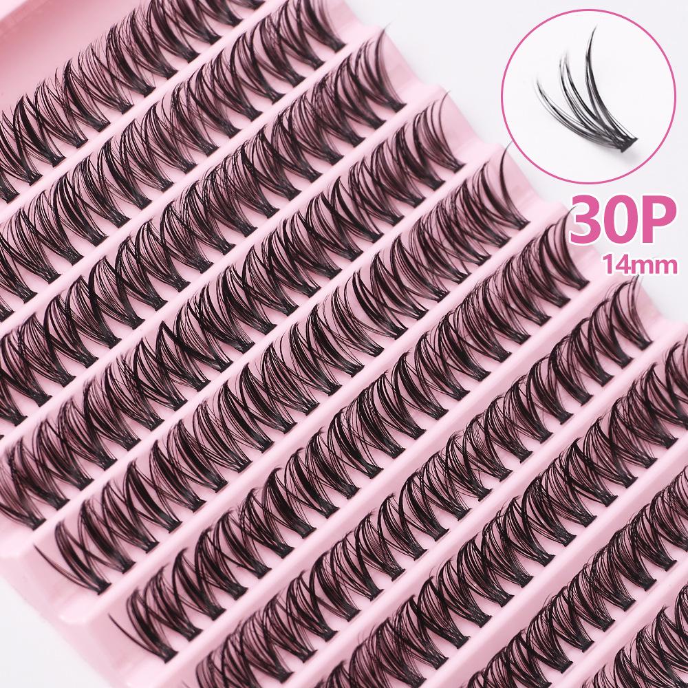 DIY Наращивание ресниц - Сегментированные 30D, 40D, 50D, 80D для самостоятельного нанесения