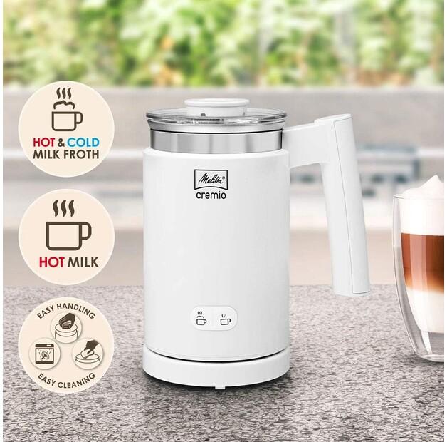 Вспениватель молока Melitta Cremio elektrischer, белый (1014-01)