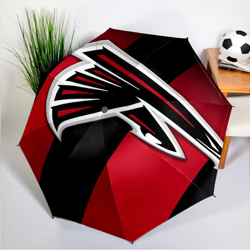Зонт Atlanta-Falcons Rise Up, 8 спиц, для путешествий, кемпинга, повседневного использования, легкий, портативный, незаменим для каждой семьи, подарок на праздники
