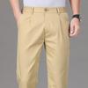 Men's Business Casual Trousers Modal Ice Drape Elastic Waist High Waist Small Straight Tube Men's Casual Pants