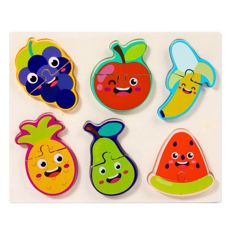 Геометрическая трехмерная головоломка с пряжкой детская развивающая деревянная головоломка когнитивный продукт интерактивная деревянная развивающая игрушка