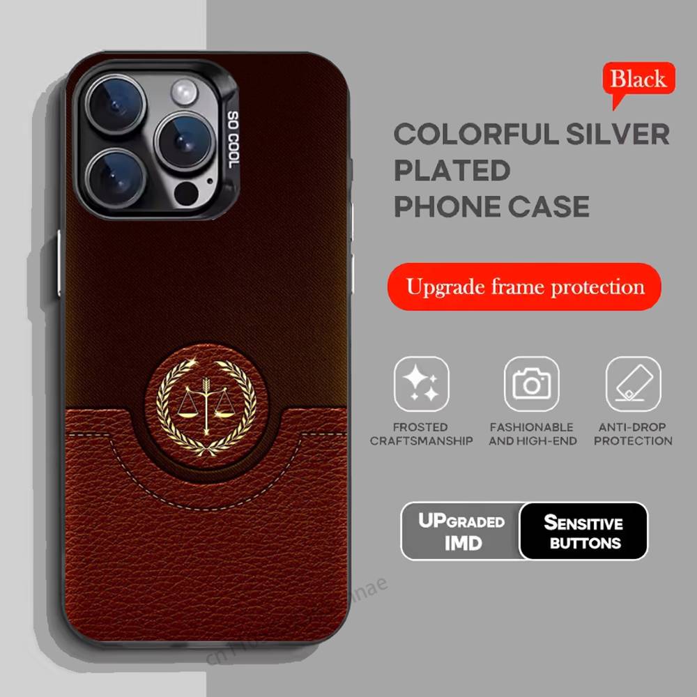 Law Lawyer Judge Justice phone Case for iPhone 17 11 12 Pro Max Plus Mini Air SE 16e 14 15 16 13 Soft Shell