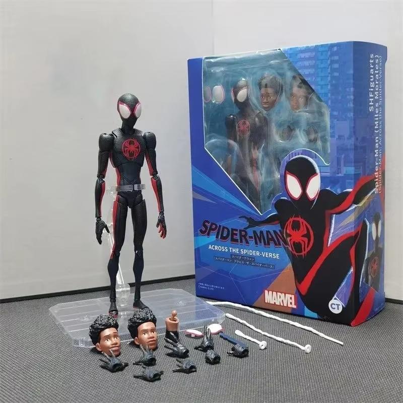Gwen Shfiguartsspider Майлз Моралес Сочлененные ПВХ Фигурки Действия Со Сменными Деталями Коллекционные Игрушки Для Фанатов Аниме