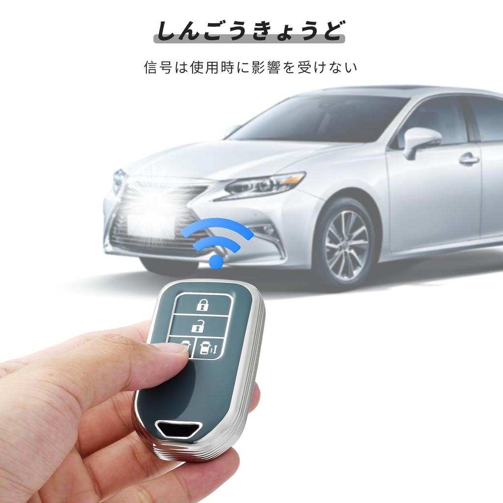 [НЕСТАНДАРТНЫЙ] Чехол для ключа-брелока Honda с кнопкой скольжения с обеих сторон, 4 кнопки, совместимый с