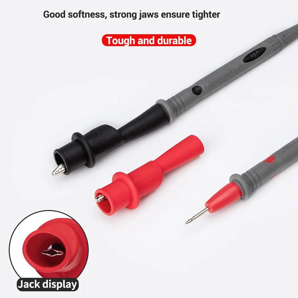 Insulated Test Probe Alligator Crocodile Test Clip Clamp Probe Crocodile Electrical Clamp Alligator Clip Test Probes