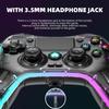 Беспроводной игровой контроллер BT RGB с вибрацией, пульт дистанционного управления, джойстик, геймпад для PS5, PS4/Slim/Pro, ПК, Steam Deck, консольные игровые джойстики