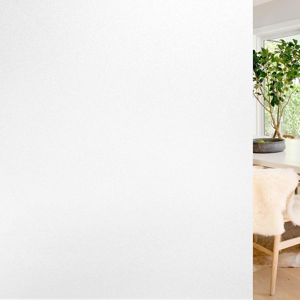 Rabbitgoo Window Privacy Film, Opaque Frosted Glass, 75 x 400cm