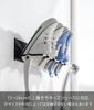 Yamazaki Tower Model 10327 Magnetic Shoe Hanger Black W37.5cm Bathroom Drainage Angled