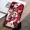 D-Hazbin Hotel  Phone Case For Samsung Galaxy A73,A72,A71,A70,A53,A52,A51,Soft Silicone Black Cover