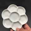 Ceramic Porcelain Palette White Mixing Colour Tray Multiple Uses Paint Palette Tray  for Artist