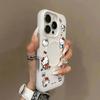 Силиконовый магнитный чехол в корейском стиле с котиком для iPhone 17 Pro Max/16/15 Pro, тема Apple, совместим с 14/13