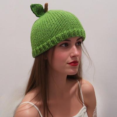 Креативная вязаная шапка-фрукт Лимон Игривая теплая шапка-свитер Клубника Забавная эластичная шапка-бини Ананас Велоспорт