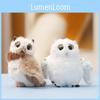 Cute Owl And Eagle Cartoon Plush Doll Pendant Keychain For Backpack Decor