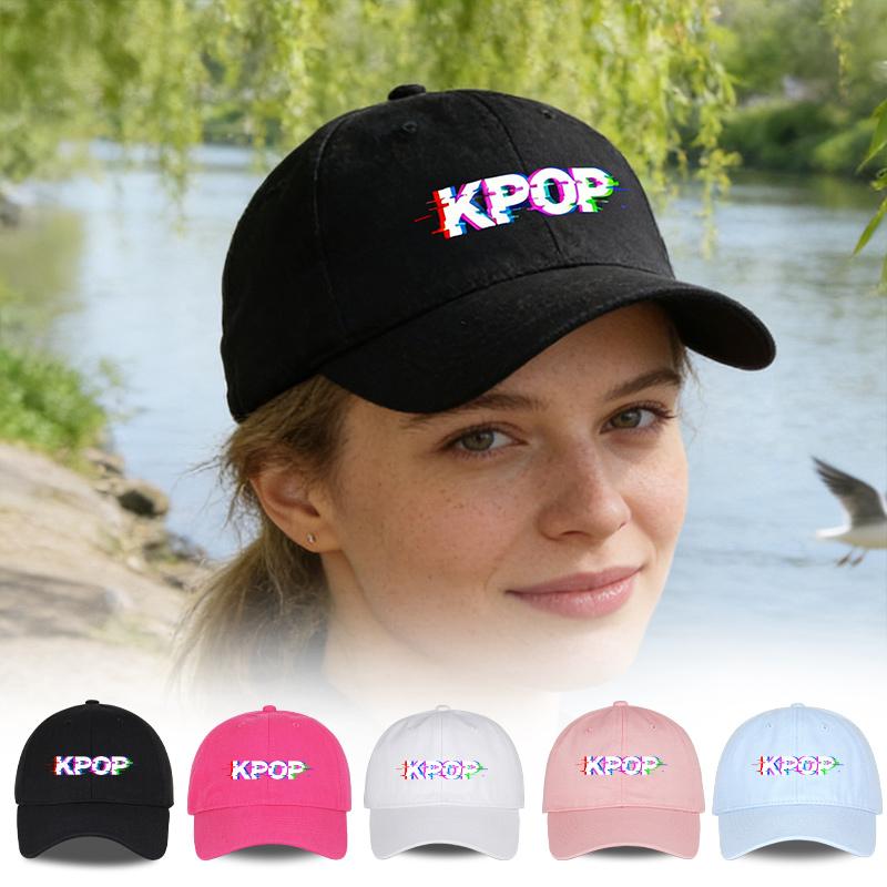 Кепка-бейсболка с принтом Kpop Vitality, мягкий верх. Мягкая, удобная, легкая, дышащая, регулируемая. Модная, яркая, стильная.