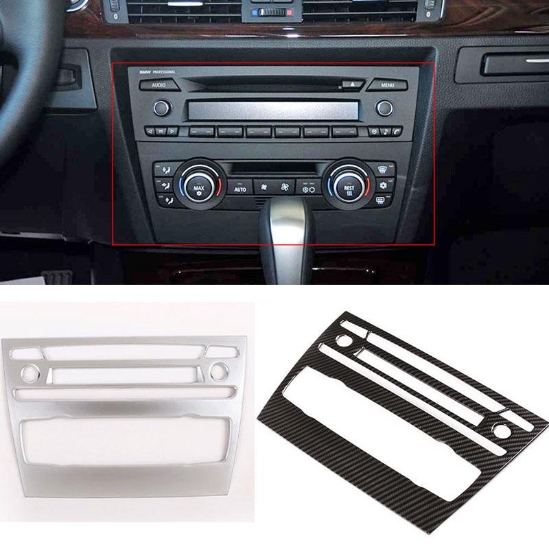 ABS Центральное управление кондиционером, панель регулировки громкости, накладка, рамка для BMW 3 серии E90 2005-2012, автомобиль
