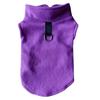 Manufacturer Direct Sale Pet Supplies Support Customization Clothes for Dog Thickened Warm Solid Color Vest Polar Fleece Jacket