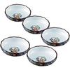 Stylish Small Old Imari Kikuwari Small Plates Set Japanese Plate X5pcs Set Plates Porcelain/Size(cm) 10.6x3/No530176