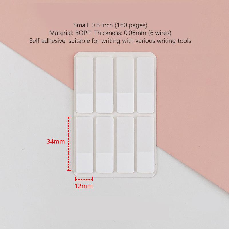 40/80/160 страниц матовые простые чисто белые индексные наклейки прозрачные наклейки самоклеящиеся заметки офис школьные принадлежности