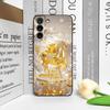 Роскошный кристальный чехол для телефона с золотым узором лошади для Samsung Galaxy S25 S24+ S23 Ultra S22 Plus S21 FE M53, противоударные мягкие чехлы