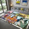 Naruto Unique Pattern Printed Rug Durable Non-Slip Floor Mat for Game Room