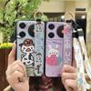 Phone Holder Anti-knock Phone Case For ZTE Nubia Music Lanyard Ring Waterproof Shockproof Kickstand Wrist Strap Cartoon