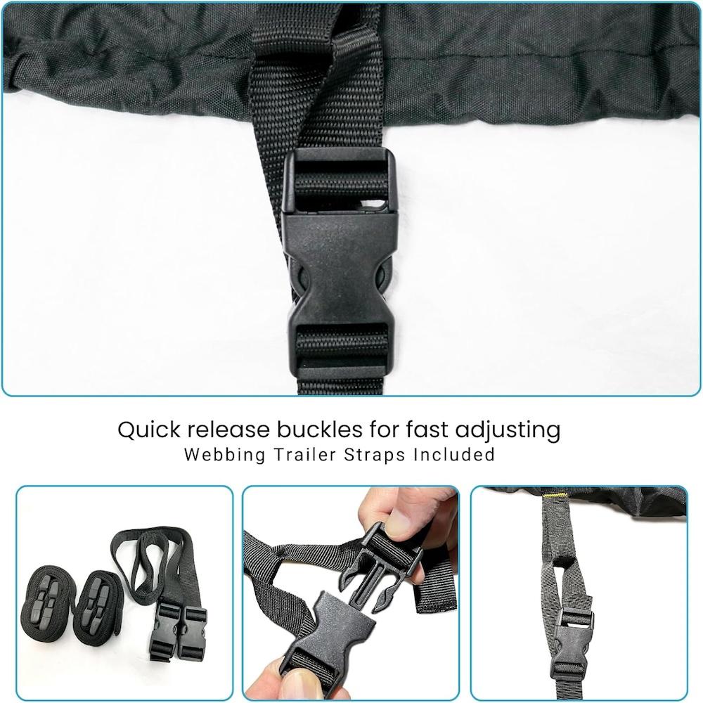 420D Durable Waterproof Oxford Trailerable Motorboat Jet Ski Cover UV Protection Thickened Version For Seadoo Yamaha WaveRunner