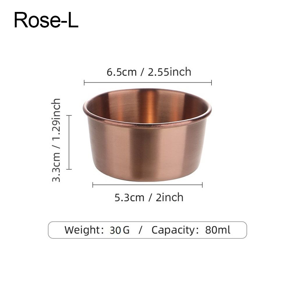 Stainless Steel Dipping Bowl Condiment/Sauce Sauce Cup Creative Seasoning Plate