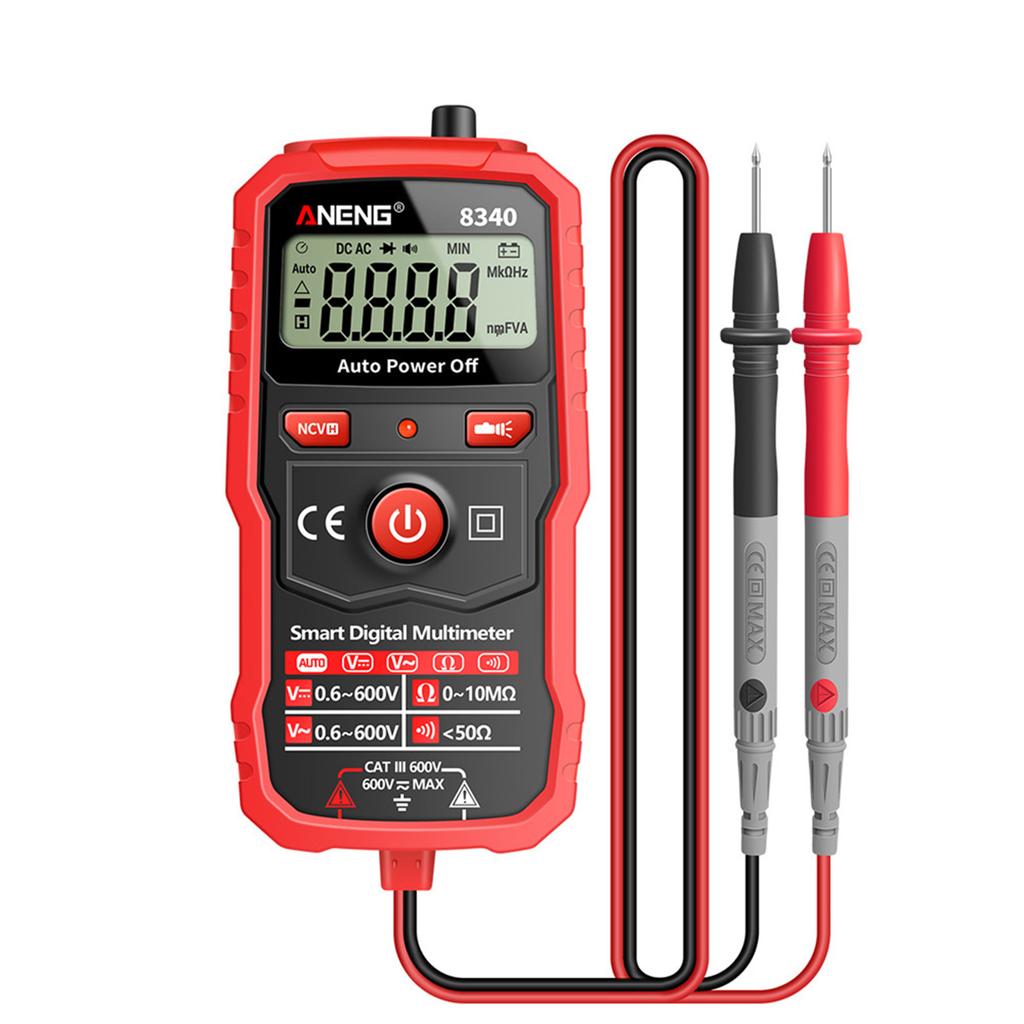 ANENG 8340 Smart Digital Multimeter Auto Recognition 1999 Counts Voltmeter Electric Test Pen with
