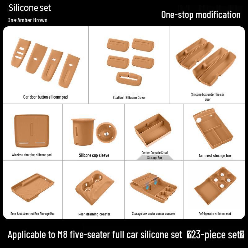 AITO M7 M8 M9 Accessories: Wireless Charger Pad & Interior Trim Mod Kit
