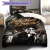 Michael Jackson Singer Portrait Print 3‑Pieces Duvet Cover Set Music Bedding Set Without Pillow Core Comforter Bedroom Home Decor
