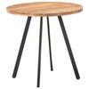 VidaXL Table de salle à manger 80 cm Bois d'acacia solide