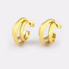 Nidin High Quality Retro Irregular Punk Style C Shape Earrings For Female Hip Hop Cool Party Personality Jewelry
