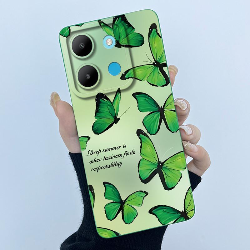 Чехол для Infinix Smart 7 X6515 Smart 7 HD X6516 Модный Простой Чехол Мягкий Силиконовый Чехол для Телефона Для infinix Smart7 Plus Чехлы