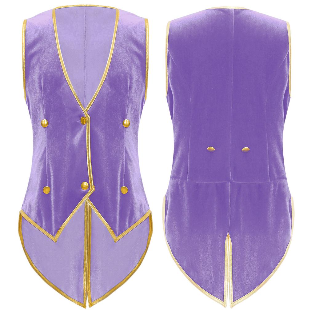 Мальчики Девочки Винтажный Средневековый Бархатный Фрак Викторианский Джентльмен Смокинг Блейзер Пальто Стимпанк Куртка Для Вечеринки Наряда