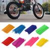 72PCS Motorcycle Spoke Cover Rim Protector Wrap for Motocross Moto Bike Wheel Rim Spoke Shrouds Skins Covers Pitbike Dirt Bike