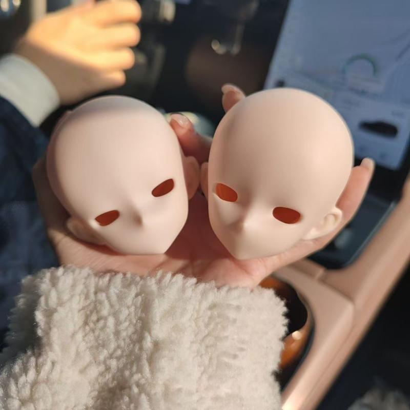 1/4 Bjd Doll's Head Acssories Without Makeup Half- White Skin Anime Boy Children Makeup Diy Toys