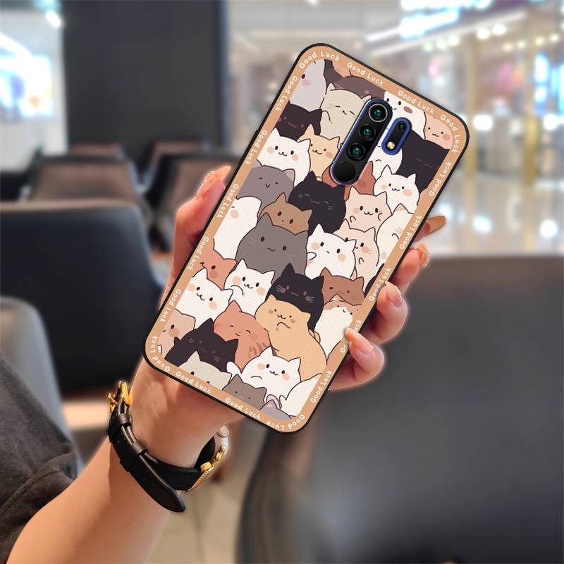 Cover Cartoon Phone Case For Xiaomi Redmi 9/Redmi9 Prime/Poco M2 Back Cover Cute TPU Dirt-resistant Silicone Full Wrap