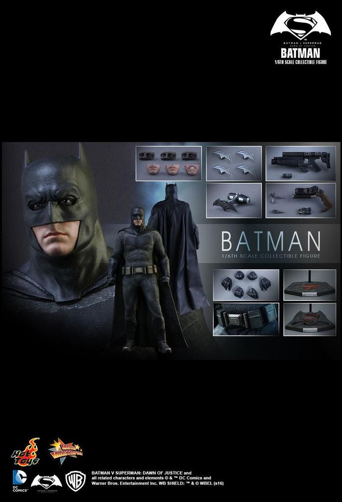 Фигурка Hot Toys MMS342 - DC Comics - Бэтмен против Супермена : Рассвет справедливости - Бэтмен Стандартная версия