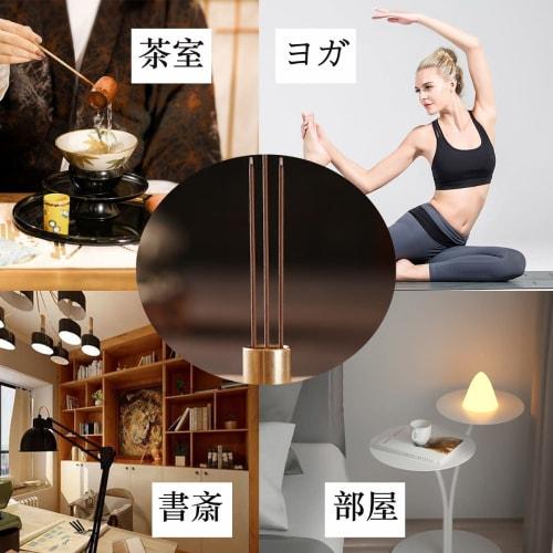 Forahome Мини-подставка для благовоний, латунная, цилиндрическая, милая, прочная, компактная, портативная, идеально подходит для могил, буддийских алтарей, медитации, учебы и йоги (Золото