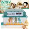 36/16/12 Egg Incubator Brooder Bird Quail Chick Hatchery Incubator Poultry Hatcher Turner Digital Automatic Farm Incubation Tool
