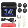 Wireless Tire Pressure Monitoring System Large Screen Solar Power TPMS Monitor with 4 External