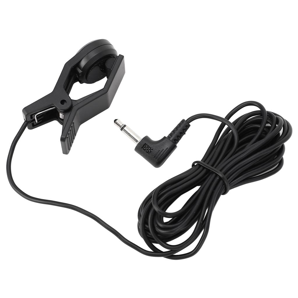 Clip On Pickup Contact Microphone 3.5mm Plug Universal Portable Musical Instrument Pickup for Trumpet Guitar Violin