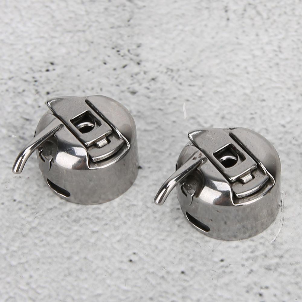 2Pcs Durable Reverse Bobbin Case Steel Bobbin Case Set Metal Bobbin Case Industrial Use
