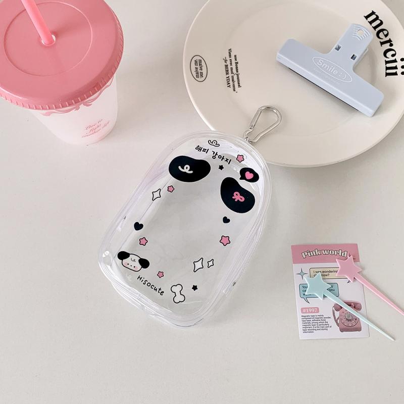 Мультяшная прозрачная уличная сумка, кукла, игрушка, прозрачная сумка для демонстрации, коробка для хранения, мешочек, коробка-сюрприз с брелоком, милая сумка для куклы